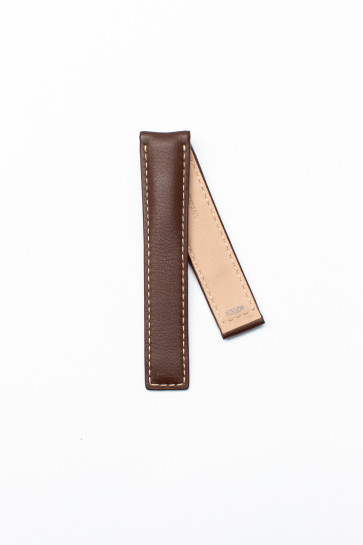Watch strap Tag Heuer FC6234 Leather Brown 20mm